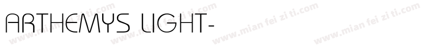 ARTHEMYS LIGHT字体转换